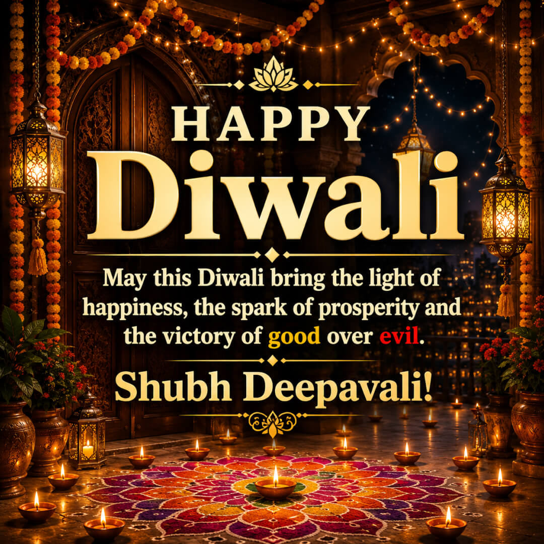 Diwali/Deepavali poster template